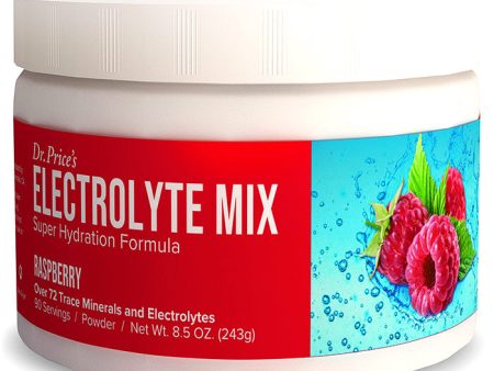 Electrolyte Mix Powder, Raspberry Flavor, 8.5 oz (90 Servings), Dr. Price s Vitamins For Sale