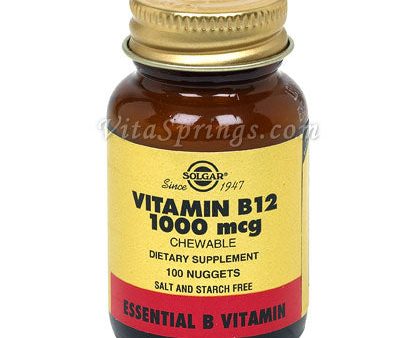 Vitamin B12 1000 mcg, 100 Nuggets, Solgar Online