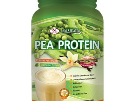 Lean & Healthy Pea Protein Powder - Vanilla Bean, 760 g, Olympian Labs on Sale