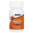 Vitamin D-3 10,000 IU, 120 Softgels, NOW Foods on Sale