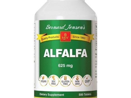 Alfalfa 625 mg, 500 Tablets, Bernard Jensen Online now