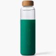 Glass Water Bottle V2, Emerald, 17 oz, Soma on Sale