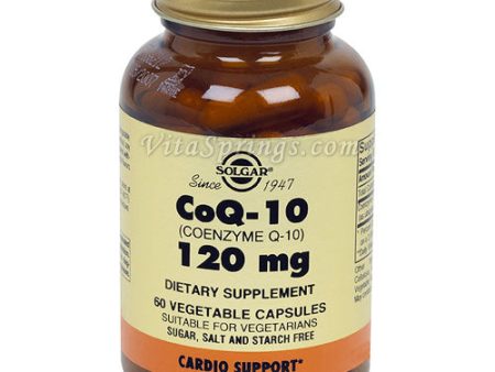 Coenzyme Q-10 120 mg, 60 Vegetable Capsules, Solgar CoQ10 Online Hot Sale