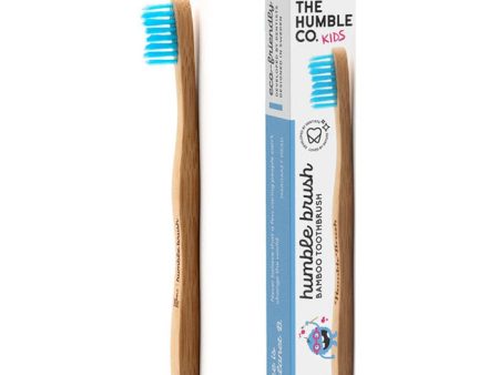 Humble Brush Kids Toothbrush - Blue, Ultra-Soft Bristles, 1 ct, The Humble Co. Sale