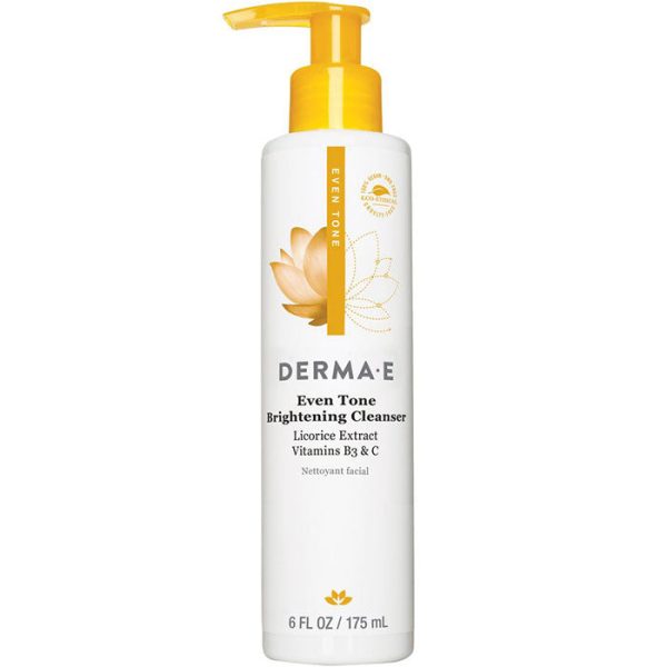 Derma E Even Tone Brightening Cleanser, 6 oz Fashion