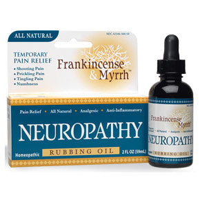 Neuropathy Rubbing Oil, 2 oz, Frankincense & Myrrh For Discount