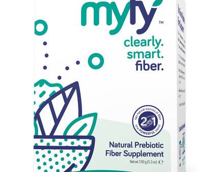 Water Soluble Prebiotic Fiber Powder, 150 g (30 Sachets), Myfy Fiber Fashion