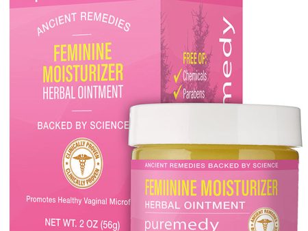 Feminine Moisturizer Herbal Ointment, Value Size, 2 oz, Puremedy Discount