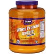 Whey Protein Isolate Vanilla 5 lb, NOW Foods on Sale