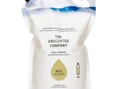 Daily Shampoo Refill Pouch, 67.6 oz (2 L), The Unscented Company Fashion