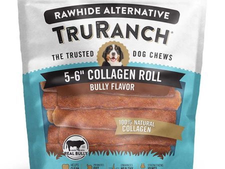 TruRanch 5-6  Collagen Rolls, Bully Flavor Dog Chews, 3.16 lb (24 Pack) Cheap