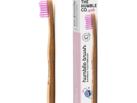 Humble Brush Kids Toothbrush - Purple, Ultra-Soft Bristles, 1 ct, The Humble Co. For Sale