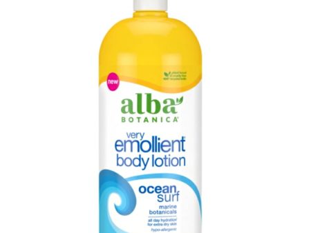 Very Emollient Body Lotion, Ocean Surf, 32 oz, Alba Botanica on Sale