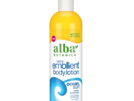 Very Emollient Body Lotion, Ocean Surf, 12 oz, Alba Botanica For Cheap