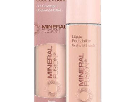 Liquid Foundation - Cool 2 - Light, 1 oz, Mineral Fusion Cosmetics Online Sale