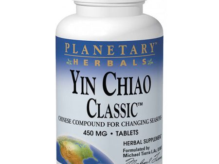 Yin Chiao Classic Chinese Herbal Formula 120 tabs, Planetary Herbals Online now