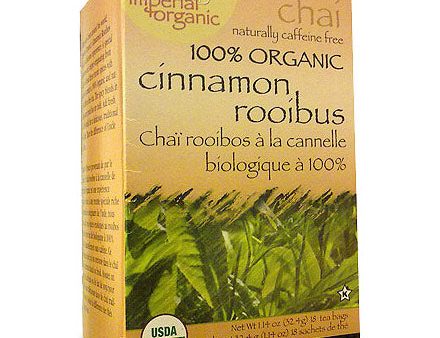 Imperial Organic Cinnamon Rooibus Chai Tea, 18 Tea Bags, Uncle Lee s Tea Fashion