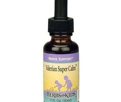 Valerian Super Calm Alcohol-Free 1 oz from Herbs For Kids For Cheap