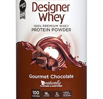 100% Premium Whey Protein Powder, Gourmet Chocolate, 12 oz, Designer Whey For Discount