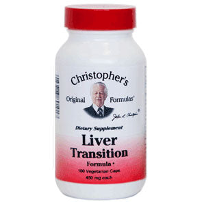 Liver Transition Formula Capsule, Detoxification, 100 Vegicaps, Christopher s Original Formulas on Sale