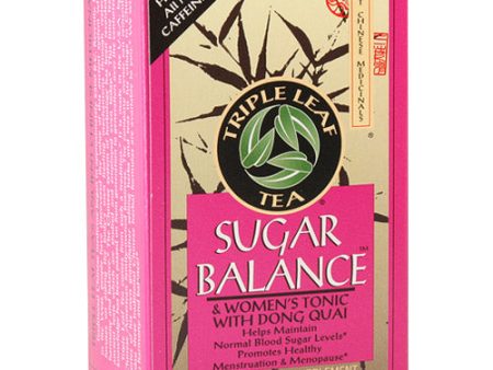 Sugar Balance & Women s Tonic Herbal Tea, 20 Tea Bags, Triple Leaf Tea Discount