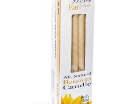 100% Beeswax Hollow Ear Candles, 12 pk, Wally s Natural Products Discount