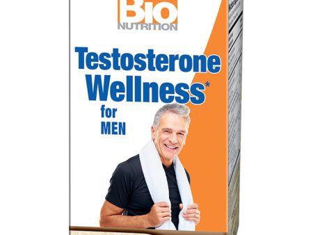 Testosterone Wellness for Men, 60 Tablets, Bio Nutrition Inc. Hot on Sale