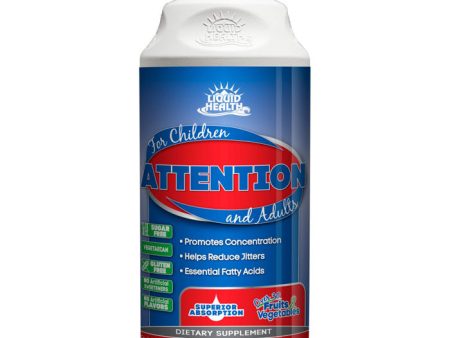 Attention Liquid Supplement, for Children & Adults, 8 oz, Liquid Health For Sale