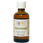 Essential Oil Orange Sweet (Citrus Sinensis), 2 oz, Aura Cacia Discount