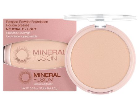 Pressed Powder Foundation - Neutral 2 - Light, 0.32 oz, Mineral Fusion Cosmetics Online Sale