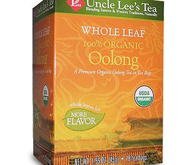 Whole Leaf Organic Oolong Tea, 18 Tea Bags, Uncle Lee s Tea Online Sale