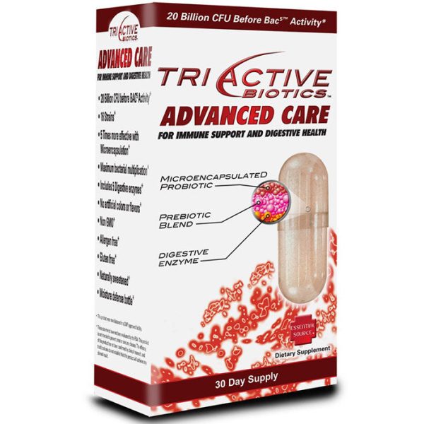 TriActive Biotics Advanced Care, 30 Capsules, Essential Source Sale