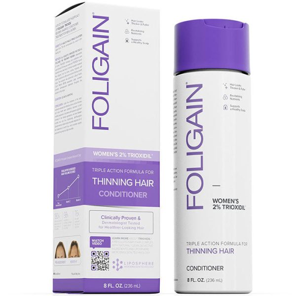 Women s Triple Action Conditioner for Thinning Hair with 2% Trioxidil, 8 oz, Foligain Online Sale