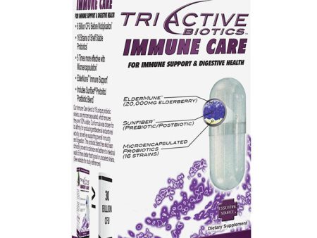 TriActive Biotics Immune Care, 30 Vegetable Capsules, Essential Source Online