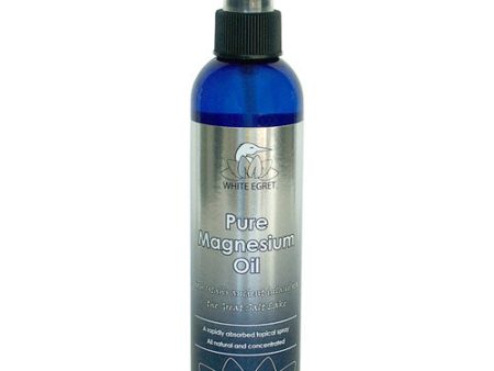 Pure Magnesium Oil Spray Skin Care, 8 oz, White Egret Personal Care Cheap