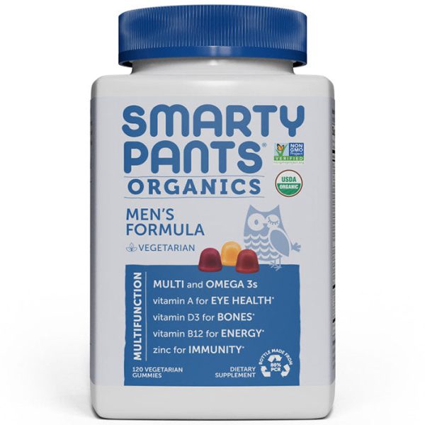 Organic Men s Formula, 120 Vegetarian Gummies, SmartyPants Vitamins For Discount