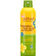 Hawaiian Clear Spray Sunscreen SPF 50 - Nourishing Coconut, 6 oz, Alba Botanica For Sale