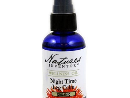 Night Time Leg Calm Wellness Oil, 2 oz, Nature s Inventory Fashion