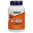 Vitamin E 400 IU With Selenium 100 Gels, NOW Foods Hot on Sale