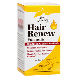 Terry Naturally Hair Renew Formula, Healthy Hair Growth, 60 Softgels, EuroPharma Supply