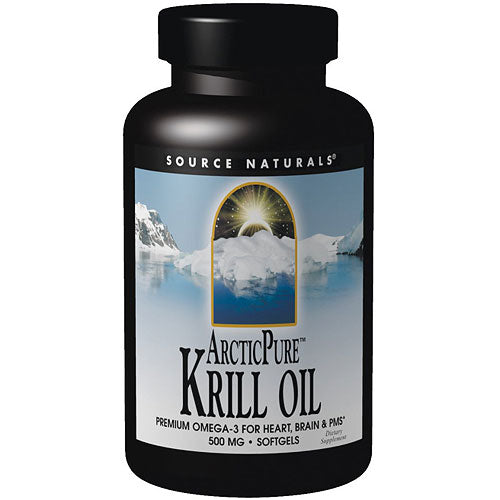 ArcticPure Krill Oil (Arctic Pure) 500mg, 60 Softgels, Source Naturals Cheap