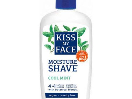 Moisture Shave Cream, Cool Mint, 11 oz, Kiss My Face Sale