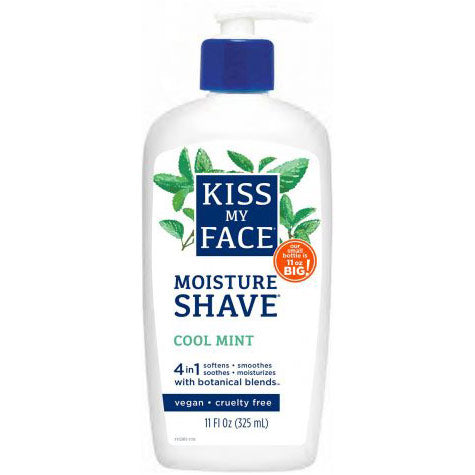 Moisture Shave Cream, Cool Mint, 11 oz, Kiss My Face Sale