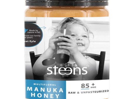 Raw Multifloral Manuka Honey MGO 85+, 7.9 oz (225 g), Steens Discount