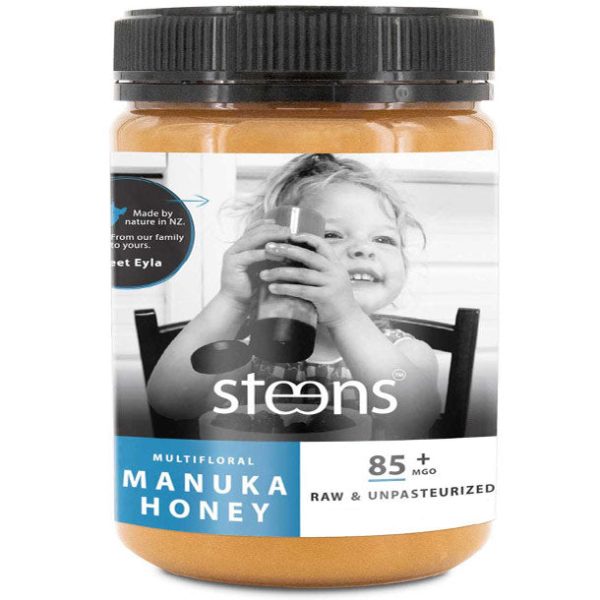 Raw Multifloral Manuka Honey MGO 85+, 7.9 oz (225 g), Steens Discount