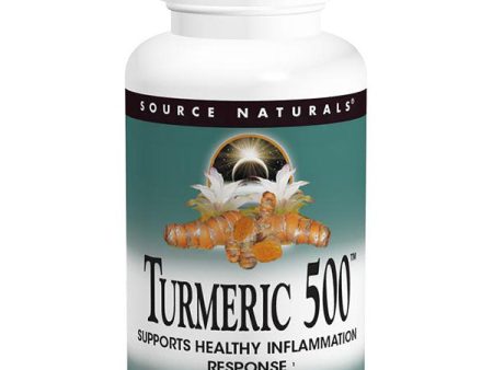 Turmeric 500, Healthy Inflammation Response, 30 Tablets, Source Naturals Cheap