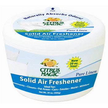 Solid Air Freshener, Pure Linen, 20 oz, Citrus Magic Fashion