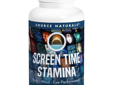 Screen Time Stamina, Value Size, 120 Tablets, Source Naturals Fashion