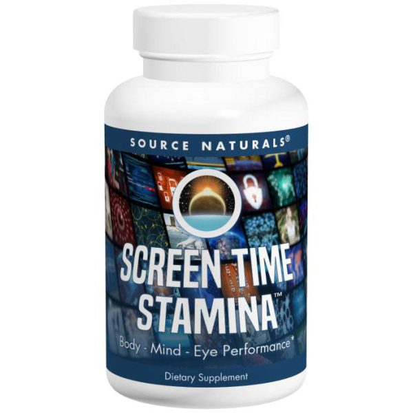 Screen Time Stamina, Value Size, 120 Tablets, Source Naturals Fashion