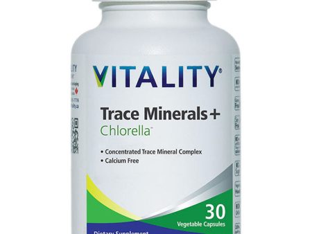 Trace Minerals + Chlorella, 30 Vegetable Capsules, Vitality Discount